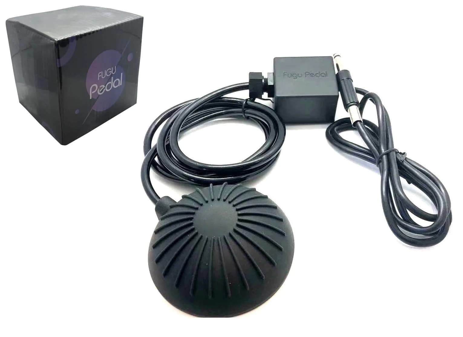DGT FUGU Air Compressed Valve Tattoo Foot Pedal Black | Circular Design, Non-Skid Base