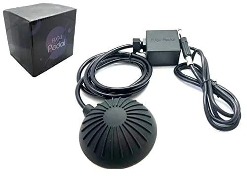 DGT FUGU Air Compressed Valve Tattoo Foot Pedal Black | Circular Design, Non-Skid Base thumbnail 1