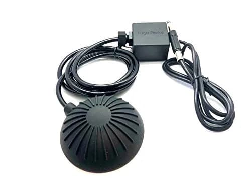 DGT FUGU Air Compressed Valve Tattoo Foot Pedal Black | Circular Design, Non-Skid Base thumbnail 2