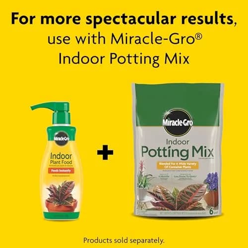 Miracle-Gro Liquid Fertilizer 8 oz | Indoor Plant Food for Houseplants, Snake Plants, Peace Lilies, Vegetables, Herbs, 2-Pack thumbnail 7