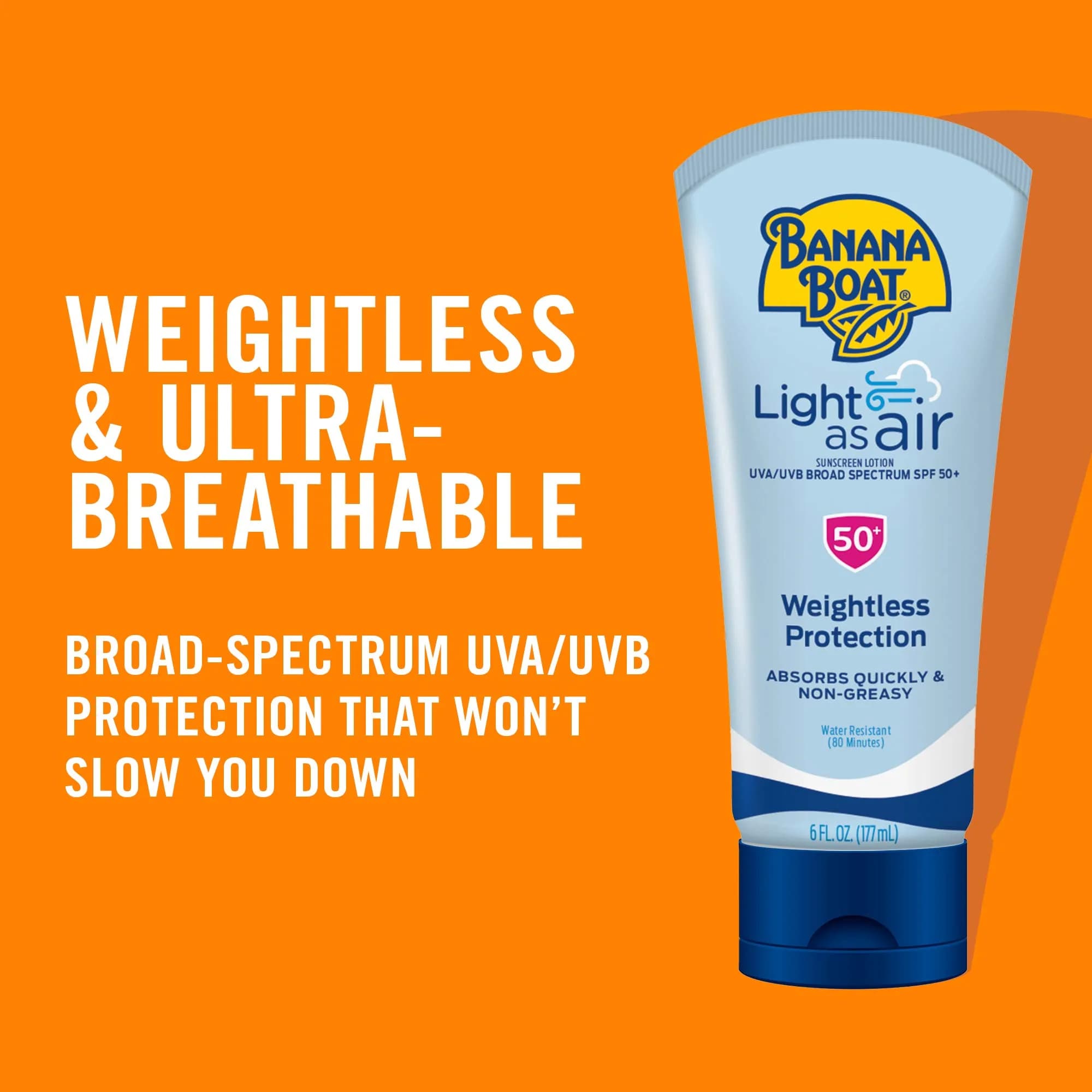 Banana Boat Light As Air Sunscreen Lotion SPF 50, 9oz (266ml) | Broad Spectrum UVA/UVB Protection - view 3