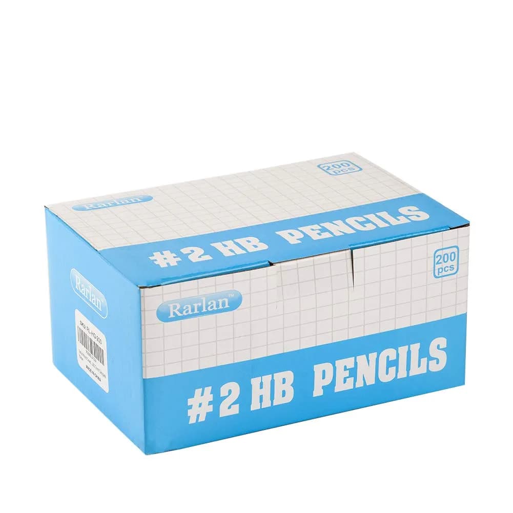 Rarlan #2 HB Pencils, Pre-sharpened, 200 Count Bulk Pack | Smooth Writing Instrument for Students - view 4