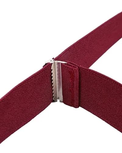 Kajeer Men's Y-Back Elastic Button Suspenders with Leather Ends, Adjustable 110cm (43") | Tuxedo & Casual Wear thumbnail 4