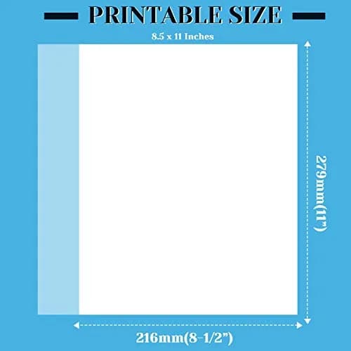 Cridoz Vellum Paper 8.5 x 11 Inches | Translucent Printable Art Paper thumbnail 5