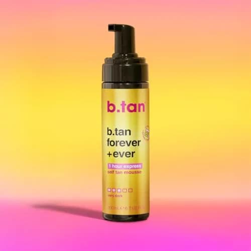 B.TAN Ultra Dark Self Tanner Mousse 200ml (6.7 Fl Oz) | 1 Hour Express Bronzing Fake Tan Foam thumbnail 7