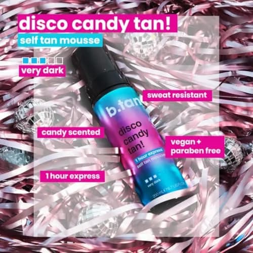 B.TAN Ultra Dark Self Tanner Mousse 197ml (6.7 Fl Oz) | 1 Hour Express Bronzing Fake Tan Foam thumbnail 3