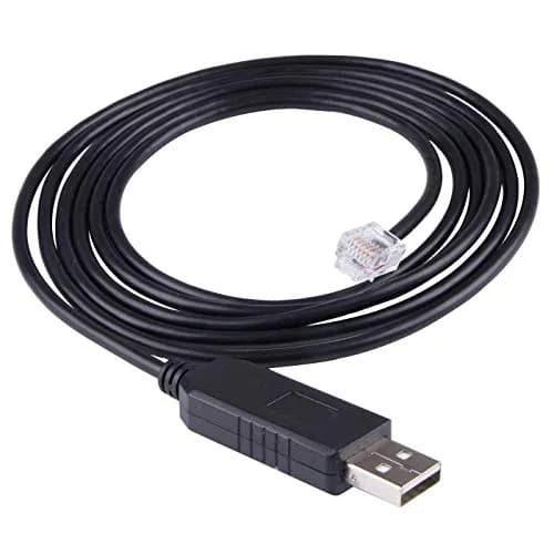 Suamdoen FT231XS USB to RJ11 6P6C Communication Cable 1.83m (6ft) | Genuine FT231XS Chip for Keyence PLC to PC thumbnail 1