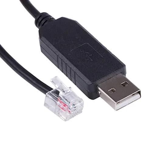 Suamdoen FT231XS USB to RJ11 6P6C Communication Cable 1.83m (6ft) | Genuine FT231XS Chip for Keyence PLC to PC thumbnail 2