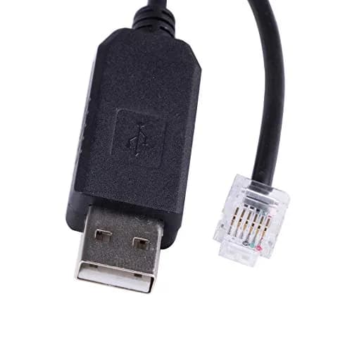 Suamdoen FT231XS USB to RJ11 6P6C Communication Cable 1.83m (6ft) | Genuine FT231XS Chip for Keyence PLC to PC thumbnail 3