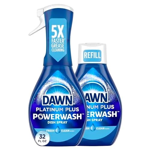 Dawn Powerwash Spray Dish Soap Starter Kit + Refill Fresh 946ml (32 Fl Oz) | Grease-Cutting Cleaning Power thumbnail 1