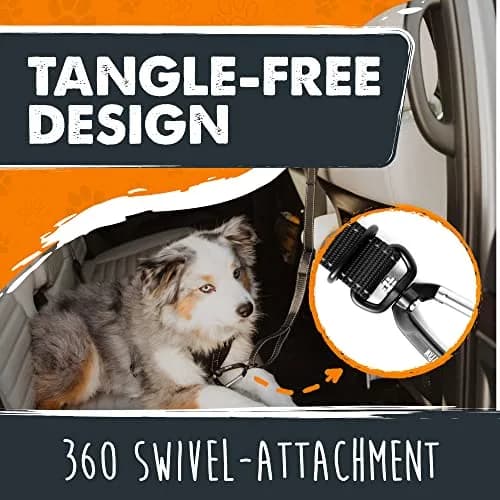 Mighty Paw Dog Seat Belt for Car Headrest | Adjustable Nylon Safety Restraint (70-120 chars) thumbnail 9