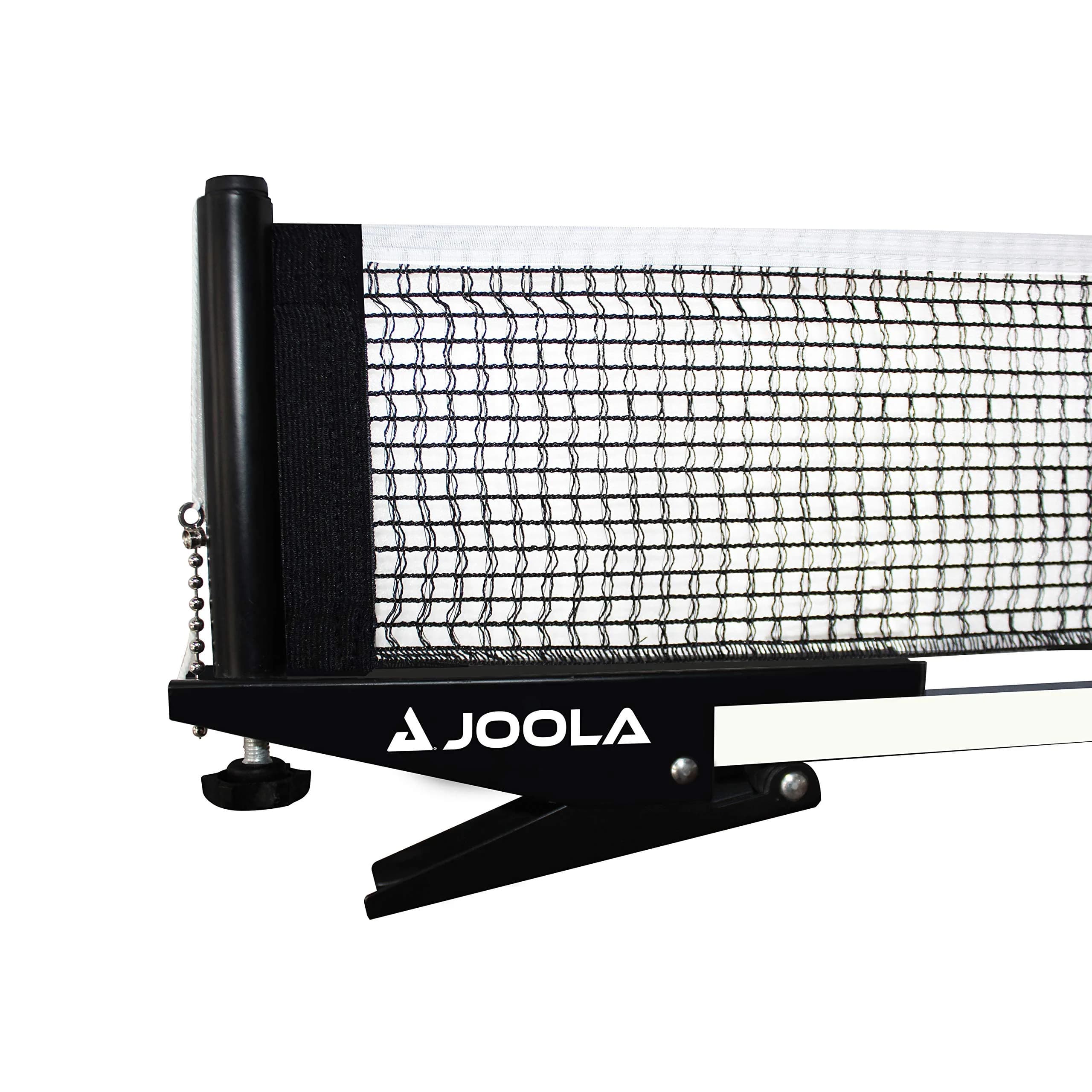 JOOLA Premium Inside Table Tennis Net and Post Set | 72" Regulation Size, Black, Easy Setup — Black