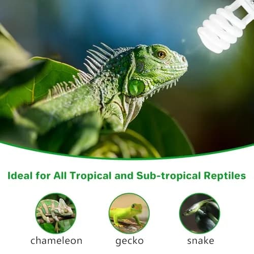 LUCKY HERP UVA UVB Reptile Light 5.0 23W 5% UVB 30% UVA 1265 Lumens | Essential for Reptile Health & Growth thumbnail 7