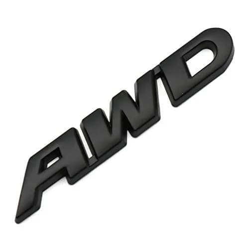 EmbRoom AWD Emblem, 3D Metal Tailgate Side Sticker Badge 8.9cm (3.5in) | Universal Fit for SUVs - view 2