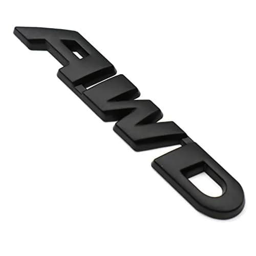 EmbRoom AWD Emblem, 3D Metal Tailgate Side Sticker Badge 8.9cm (3.5in) | Universal Fit for SUVs - view 3