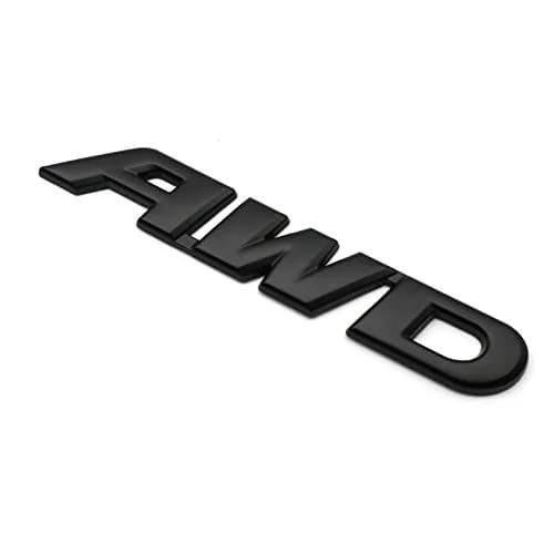 EmbRoom AWD Emblem, 3D Metal Tailgate Side Sticker Badge 8.9cm (3.5in) | Universal Fit for SUVs - view 4
