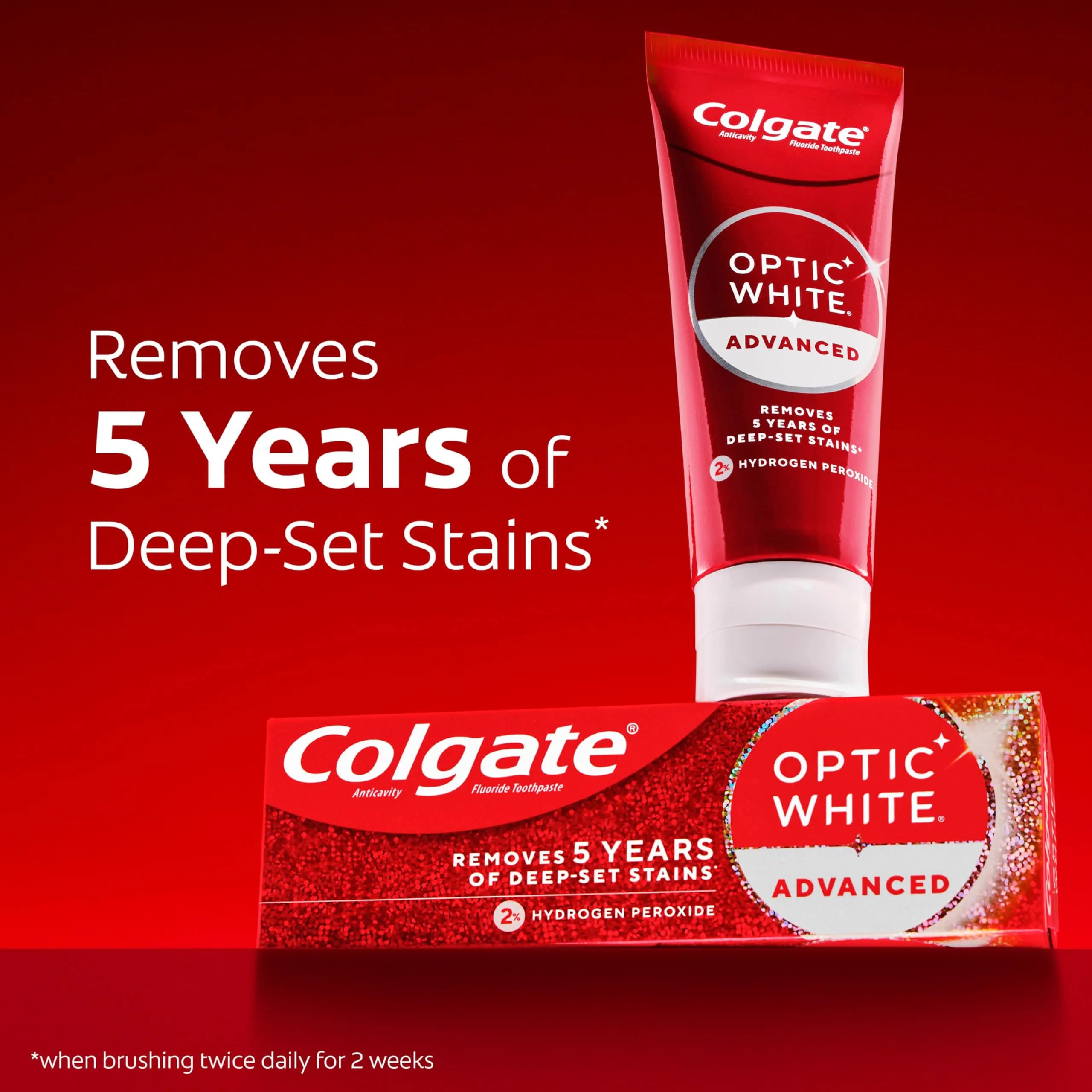 Colgate Optic White Sparkling White Toothpaste, 9.6 oz (Pack of 1) - view 2