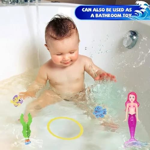 JOINBO 24 Pcs Diving Pool Toys for Kids Ages 3-12 | Set with Storage Bag, Non-toxic ABS, Sinking & Fun thumbnail 5