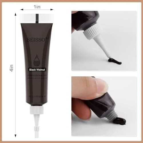 SEISSO Furniture Repair Kit - 12 Colors Wood Filler Paste 28.35 ml (0.96 fl oz) | Fix Scratches, Cracks, Stains on Wood thumbnail 4