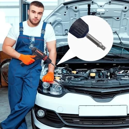 OIIKI 6 Pack 1/4 inch Square Socket Adapter Bit Set | Hardened HSS Impact Driver Bits for Automotive & DIY Use thumbnail 7