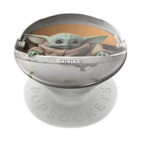 PopSockets Adhesive Phone Grip, Holder- Baby Yoda | Secure, Swappable, Compatible with Wireless Charging thumbnail 1