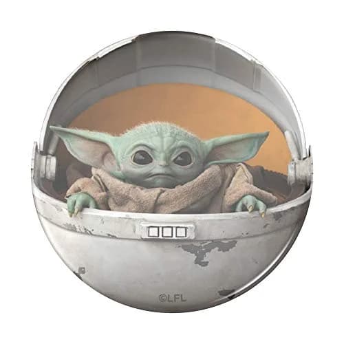 PopSockets Adhesive Phone Grip, Holder- Baby Yoda | Secure, Swappable, Compatible with Wireless Charging thumbnail 4