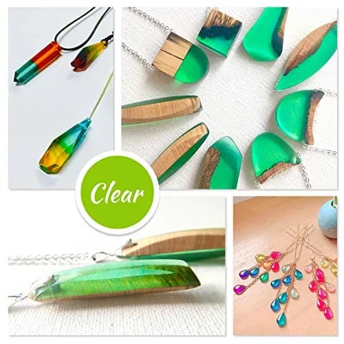 DecorRom 24 Color Epoxy Pigment Set 10ml Each | Crystal Transparent Dye for Resin Art & Jewelry Making thumbnail 4