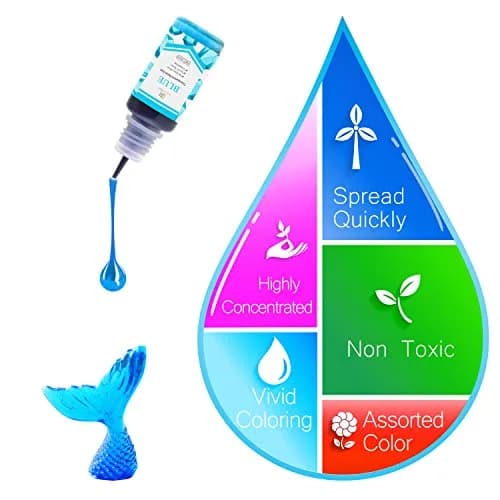 DecorRom 24 Color Epoxy Pigment Set 10ml Each | Crystal Transparent Dye for Resin Art & Jewelry Making thumbnail 5
