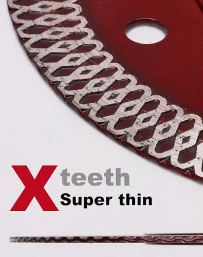 Casaverde 4 Inch Super Thin Diamond Porcelain Saw Blades, Ceramic Cutting Disc Wheels 105 mm (4") | 5-Piece Set for Granite, Marble, Tile thumbnail 5