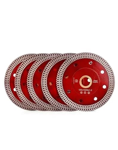 Casaverde 4 Inch Super Thin Diamond Porcelain Saw Blades, Ceramic Cutting Disc Wheels 105 mm (4") | 5-Piece Set for Granite, Marble, Tile thumbnail 1
