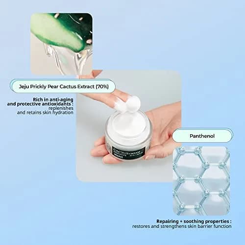 YADAH Cactus Cream 50ml (1.69 Fl Oz) | Soothes Sensitive Dry Skin with Cactus Extract & Panthenol thumbnail 4