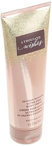 Bath & Body Works A Thousand Wishes Ultra Shea Body Cream 8 oz | Moisturizes Dry Skin with Sparkling Champagne & Amber thumbnail 3