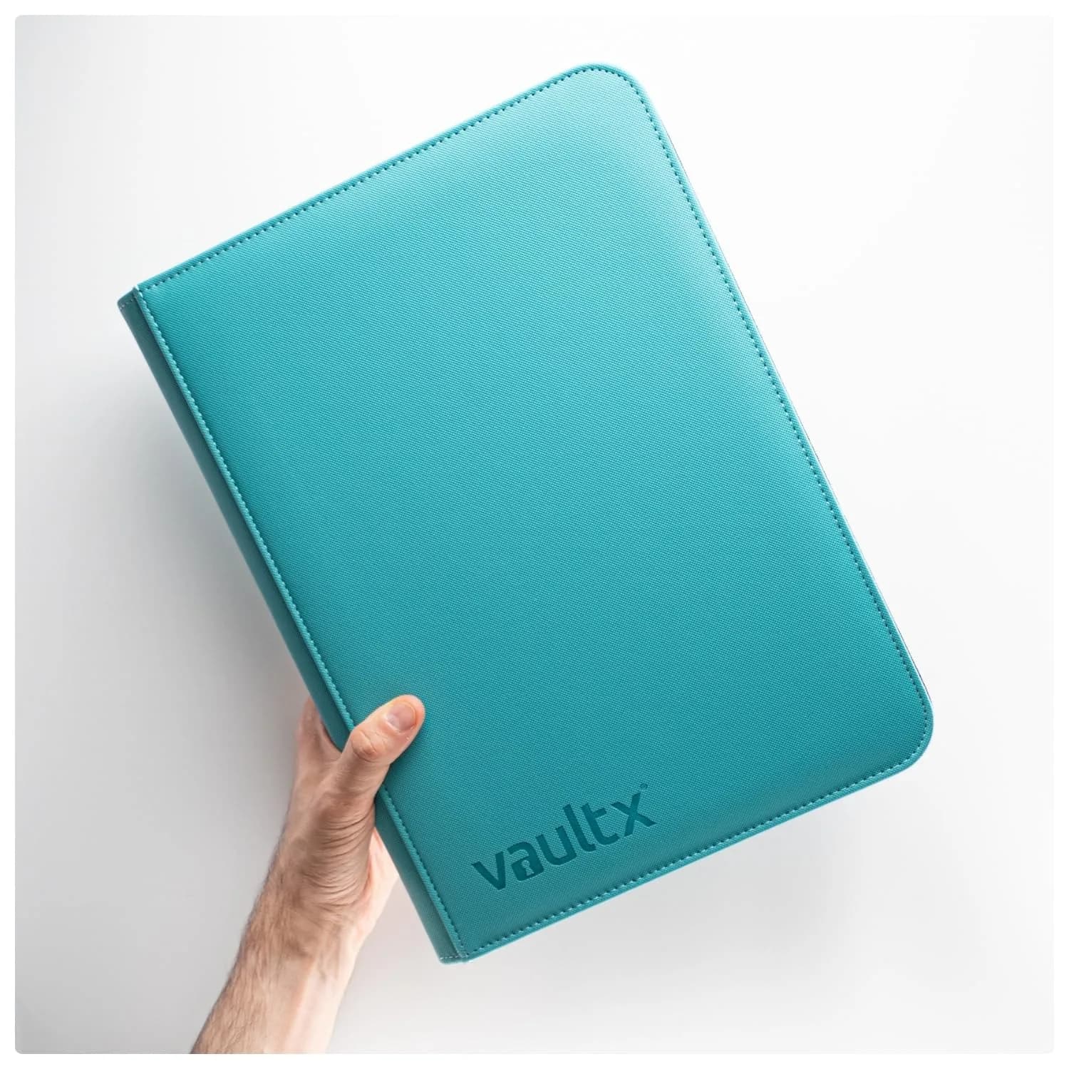 Vault X 9 Pocket Zip Binder Teal 360 Cards | Durable Exo-Tec Material for Card Protection - view 7