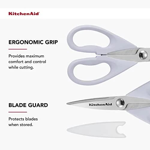 KitchenAid Lavendar Cream Multipurpose Shear Set with Nutcracker & Bottle Opener, 1-Piece | Versatile Kitchen Scissors - view 4