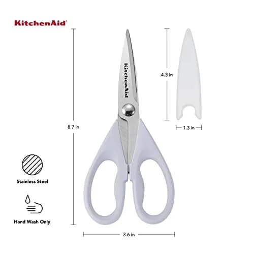 KitchenAid Lavendar Cream Multipurpose Shear Set with Nutcracker & Bottle Opener, 1-Piece | Versatile Kitchen Scissors - view 3