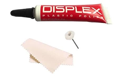 Displex Plastic Display Polish Scratch Remover 10cm (3.9in) | For Uncoated Plastic Screens thumbnail 1