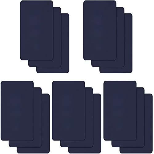 WILLBOND 15 Pieces Nylon Repair Patches 20 x 10 cm (7.87 x 3.94 Inches) | Self-Adhesive Fabric Mending for Clothing & Gear thumbnail 1