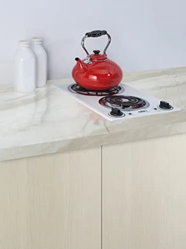 Summit 12" 2 Burner Electric Cooktop | 230V Radiant Coil Elements, Made in the USA, White thumbnail 4