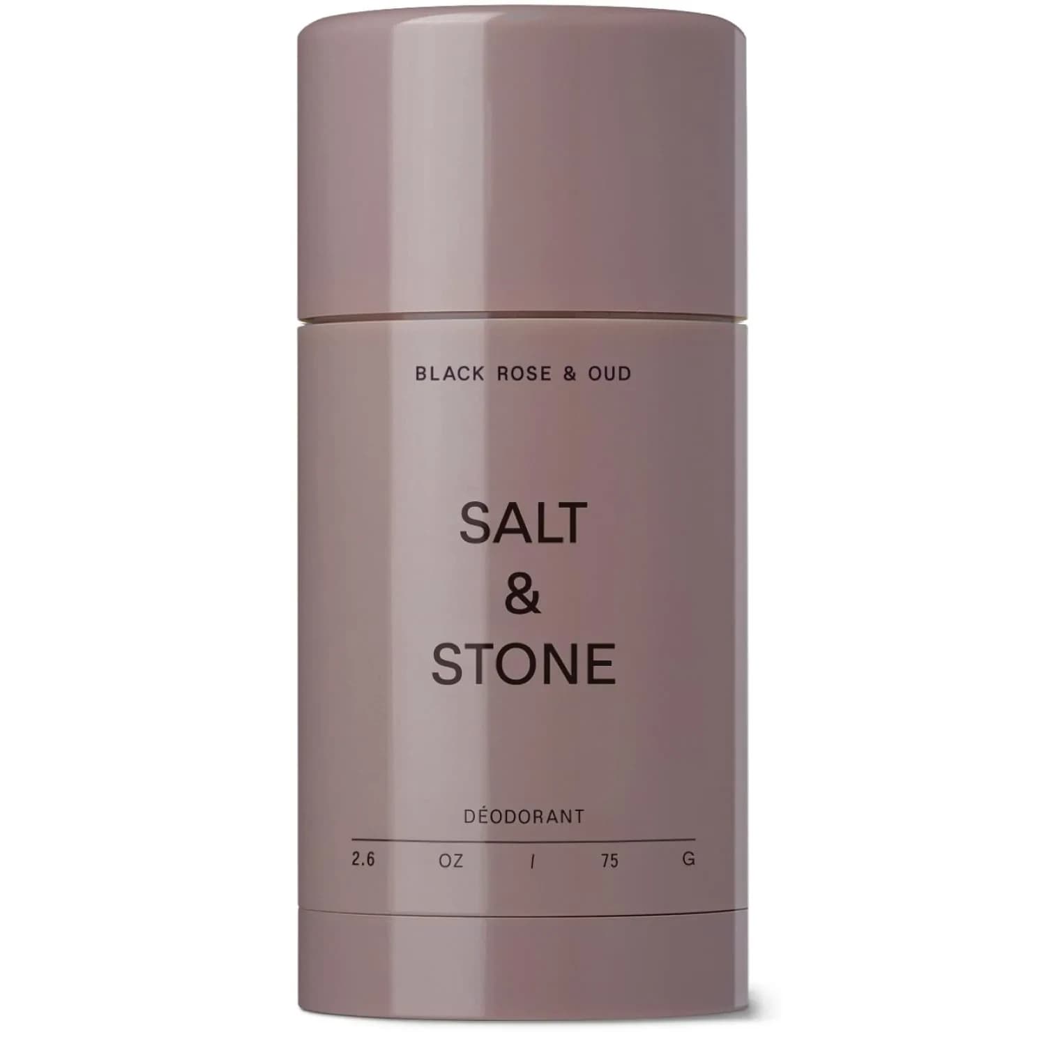 Salt & Stone Aluminum Free Deodorant, Black Rose & Oud Scent, Extra Strength 48 Hour Protection, 2.6oz