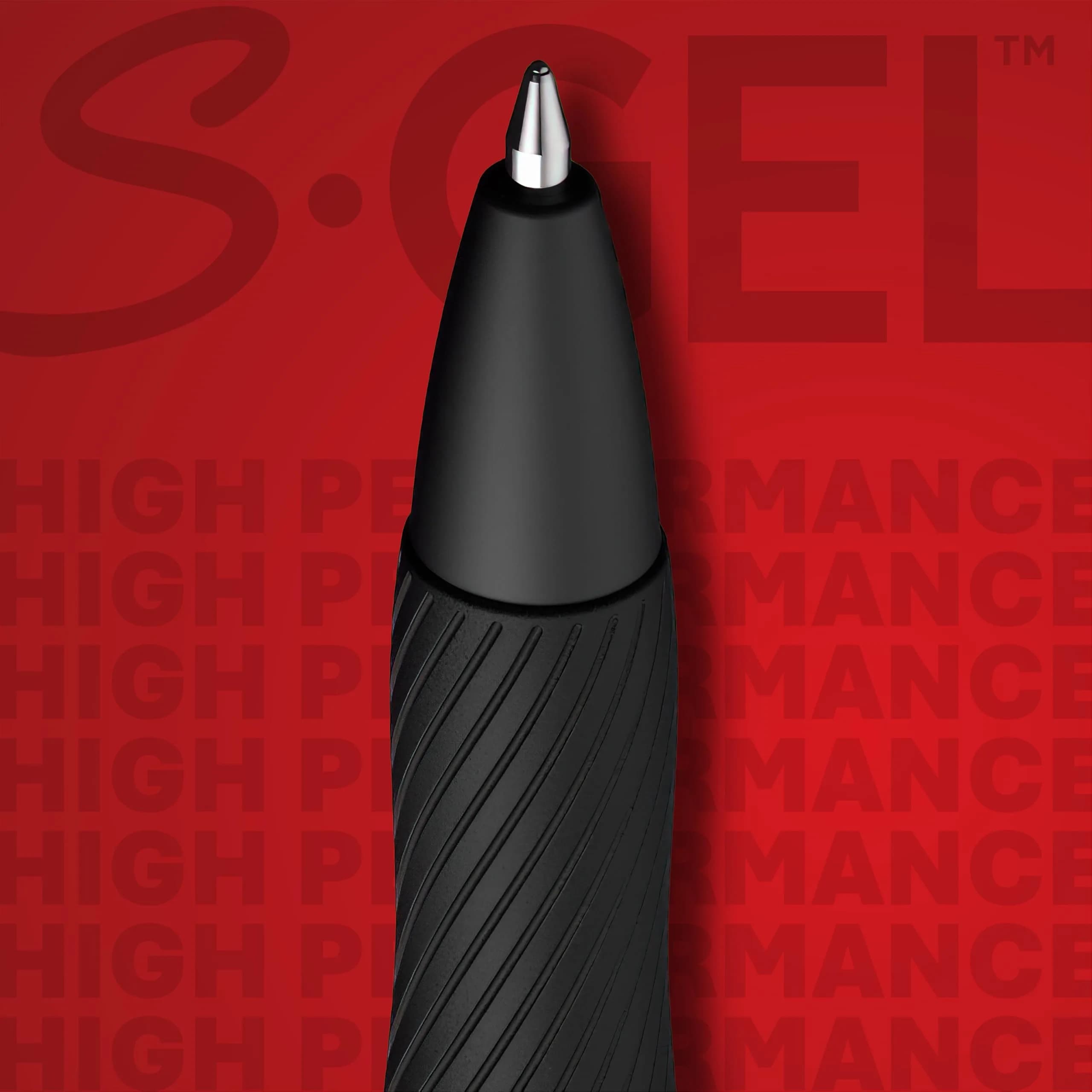 Sharpie S-Gel Gel Pens, Black Barrel, Medium Point (0.7mm), Black Gel Ink, 12 Count | Smooth Ink Flow for Students & Professionals - view 4