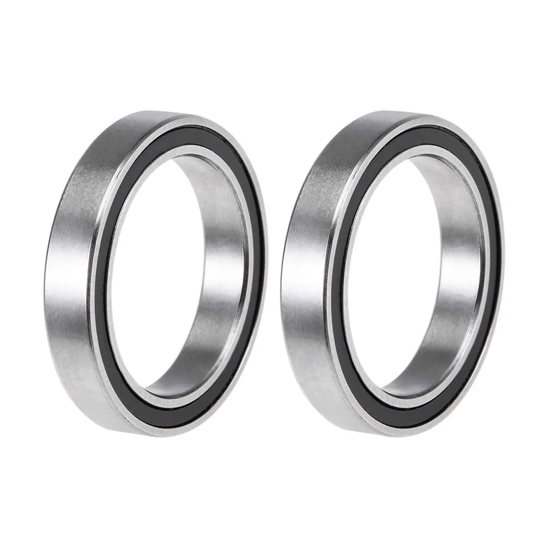 uxcell 6703-2RS Deep Groove Ball Bearings 17x23x4mm Chrome Steel Double Sealed (2 Pcs) | Industrial Grade Radial Ball Bearing — 17x23x4mm