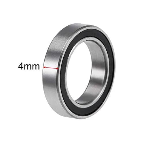 uxcell 6701-2RS Deep Groove Ball Bearings 12mm x 18mm x 4mm Double Sealed Chrome Steel 10 Pcs thumbnail 3