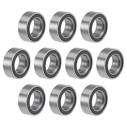 uxcell MR74-2RS Deep Groove Ball Bearings 4mm Inner Dia 7mm OD 2.5mm Bore Double Sealed Chrome Steel Z2 10pcs thumbnail 1
