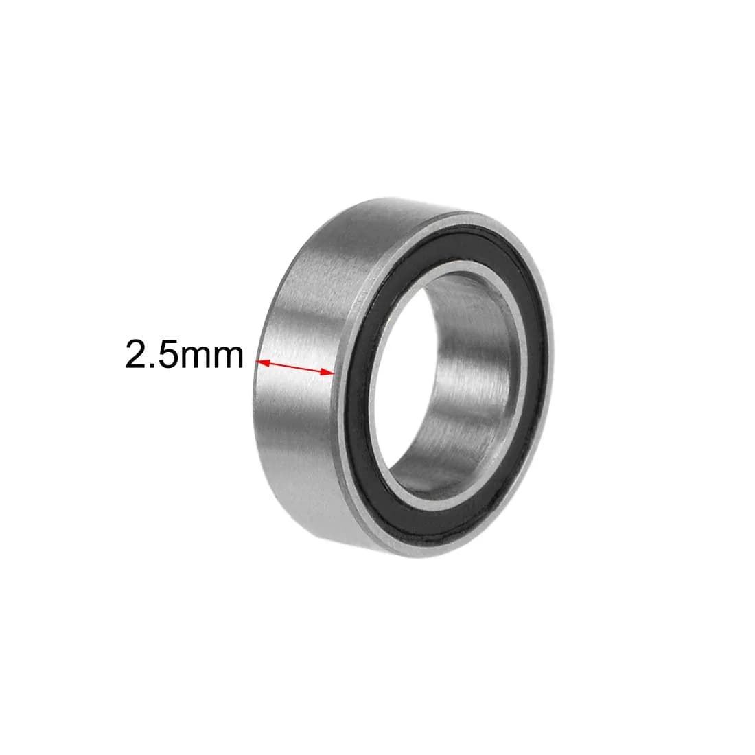 uxcell MR85-2RS 5mmx8mmx2.5mm Double Sealed Deep Groove Ball Bearings (10pcs) - view 3