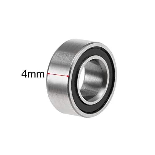 uxcell MR105-2RS 5mm Inner Dia 10mm OD 4mm Bore Double Sealed Deep Groove Ball Bearings (10pcs) thumbnail 3
