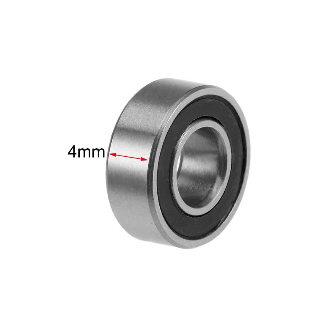 uxcell MR115-2RS Deep Groove Ball Bearings 5mm Inner Dia x 11mm OD x 4mm Bore, Double Sealed, Chrome Steel Z2, Pack of 10 - view 3