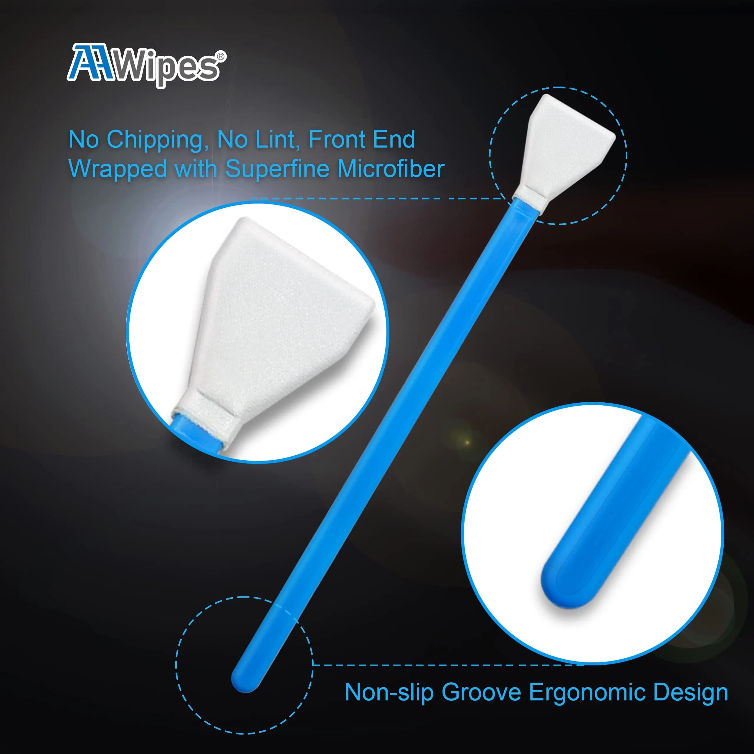 AAwipes Sensor Cleaning Swabs 16mm for APS-C Sensors 20pcs | Laser-Cut Microfiber for Dust-Free Cleaning - view 5