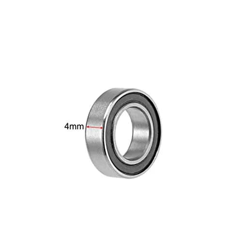 uxcell MR148-2RS Deep Groove Ball Bearings 8mm Inner Dia 14mm OD 4mm Bore Double Sealed Chrome Steel Z2 10pcs | Radial Ball Bearings for General Use thumbnail 3