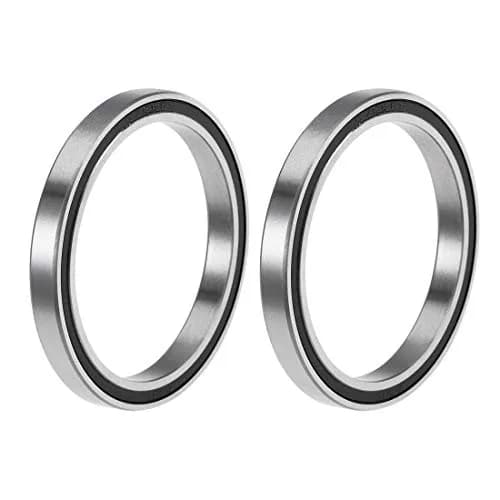 uxcell 6706-2RS Deep Groove Ball Bearings 30mm x 37mm x 4mm Double Sealed Chrome Steel (2 Pcs) | Industrial Grade Precision thumbnail 1