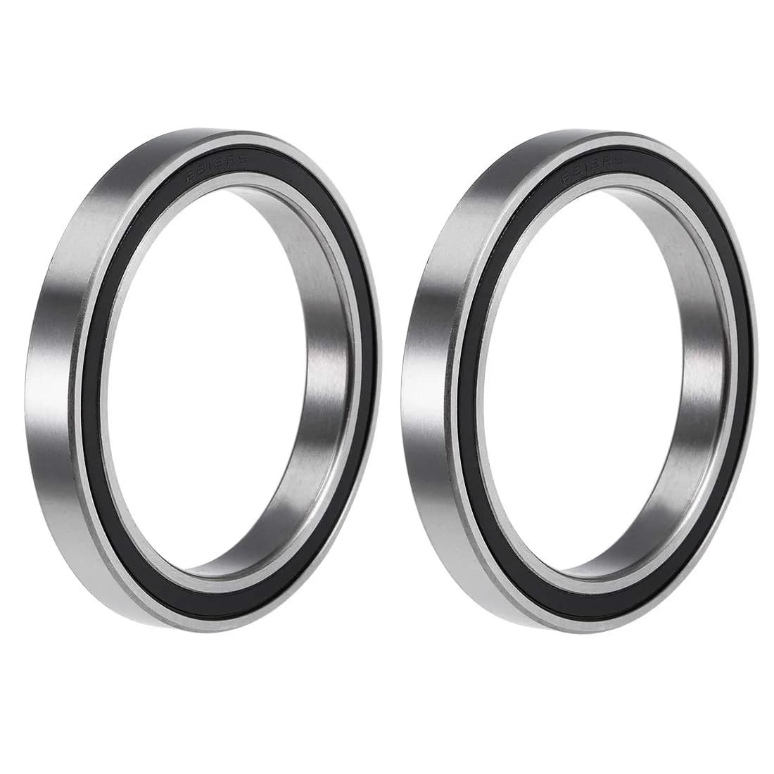 uxcell 6812-2RS Double Sealed Deep Groove Ball Bearings 60mm x 78mm x 10mm Chrome Steel | Radial Ball Bearing for Industrial Use — 60x78x10mm